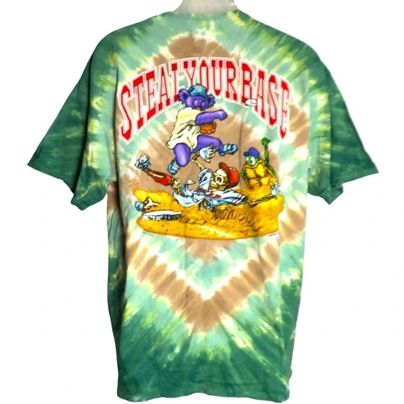 Grateful Dead Classic Spring Training Tie-Dye Baseball Tee Shirt XL - Picture 3 of 7